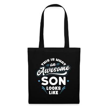 This Is What An Awesome Son Looks Like - Tote Bag - black - Front