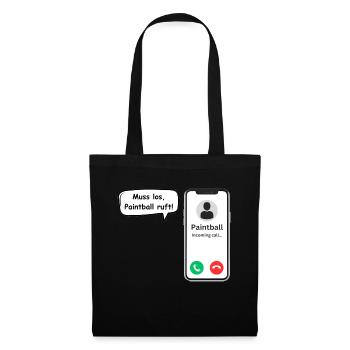 Paintball Calls - Sports Saying - ApriNoeScor - Tote Bag - black - Front
