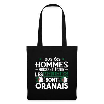 Oran Oranais Homme Algérie Algérien Cadeau Humour - Sac en tissu - noir - Devant