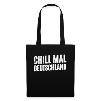 Chill out Allemagne - Sac en tissu - noir - Devant