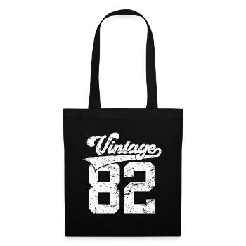 44TH BIRTHDAY 1982 VINTAGE 82 - Tote Bag - black - Front