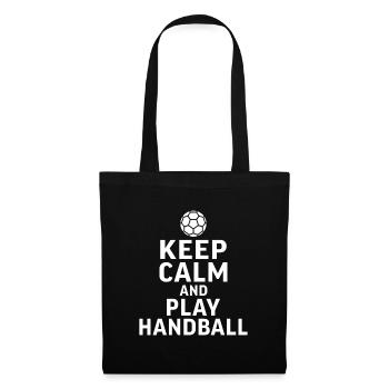 Keep Calm And Play Handball - Tote Bag - black - Front