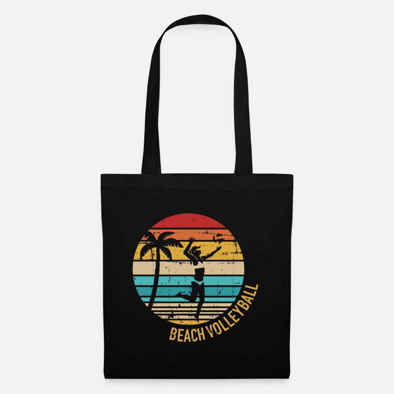beach volleyball - Tote Bag - black