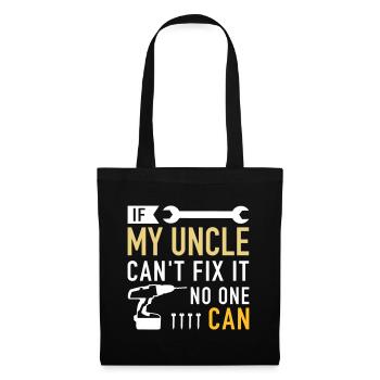 uncle - Tote Bag - black - Front
