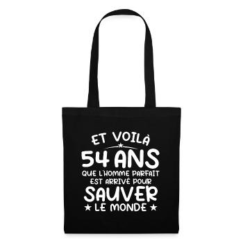 54 years old Gift 54 years Original Gift Men 54 years old - Tote Bag - black - Front