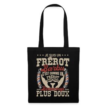 Je suis un frérot barbu normal fans barbe - Sac en tissu - noir - Devant