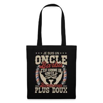 Je suis un oncle barbu normal fans barbe - Sac en tissu - noir - Devant