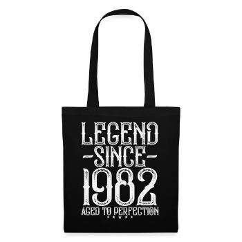 Legend 1982 Vintage Vintage Birthday Gift - Tote Bag - black - Front