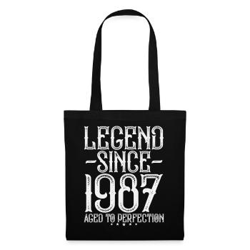 Légende 1987 Vintage Vintage Cadeau d’Anniversaire - Sac en tissu - noir - Devant