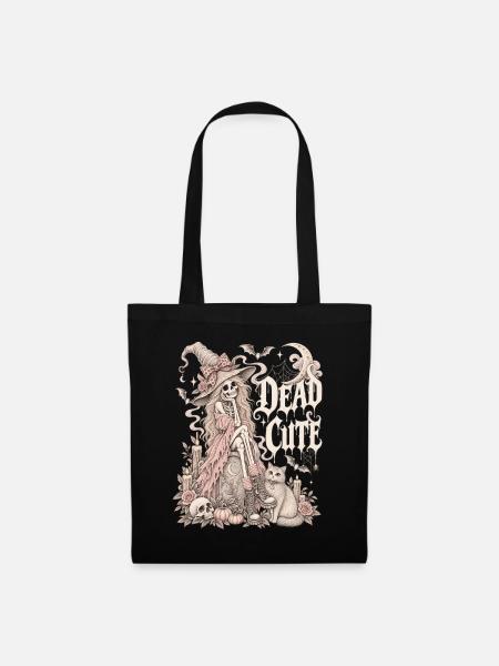Dead Cute - Stoffbeutel - Schwarz