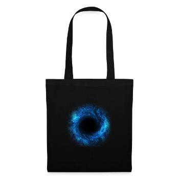 Trou noir, black hole - connexion à la source - Sac en tissu - noir - Devant