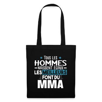MMA Boxe Sport Cadeau Humour Ju-Jitsu Krav Maga - Sac en tissu - noir - Devant
