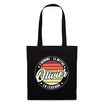 Olivier l'homme le mythe la légende - Sac en tissu - noir - Devant