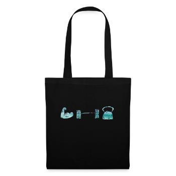 Gym - Sac en tissu - noir - Devant