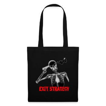 Mad crazy suicide suicide bizarre lol krass xray - Tote Bag - black - Front