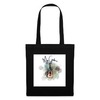 my guitar - Sac en tissu - noir - Devant
