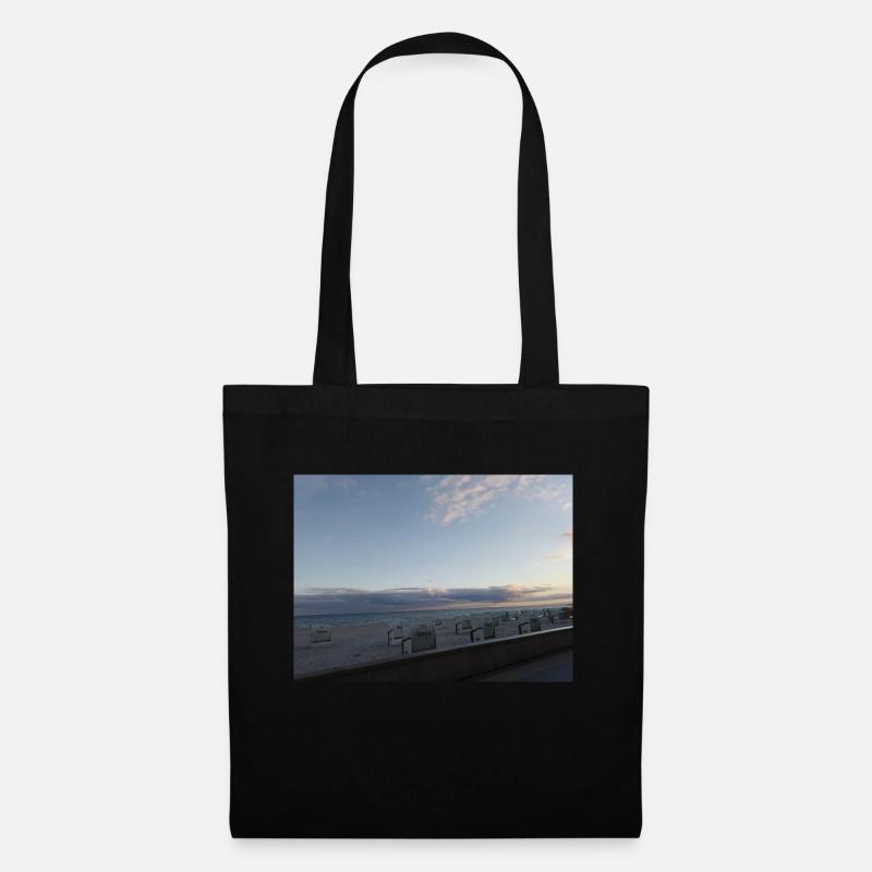ostsee am abend - Stoffbeutel - Schwarz