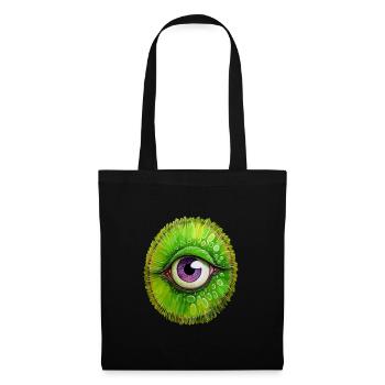 Joie vibrante des kiwis - Sac en tissu - noir - Devant