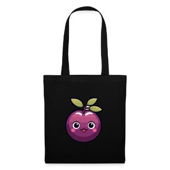 Kawaii Plum Sweet Plum - Tote Bag - black - Front