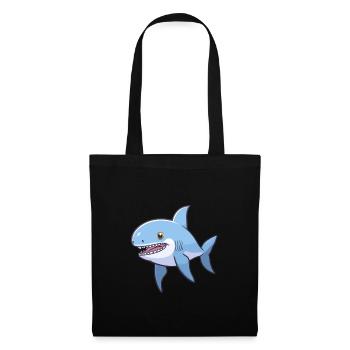 Kawaii Hai - Prédateur espiègle - Sac en tissu - noir - Devant