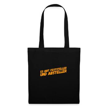 ich bin ein Macher - Stoffbeutel - Schwarz - Vorne