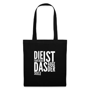 die Fantasie der Seele - Stoffbeutel - Schwarz - Vorne