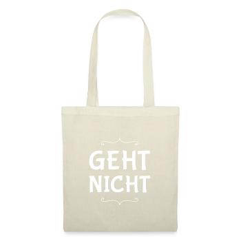 es ist unmöglich - Stoffbeutel - Natur - Vorne