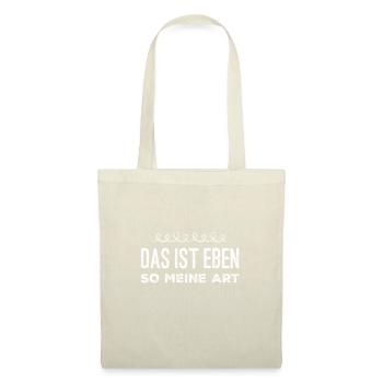 so bin ich eben - Stoffbeutel - Natur - Vorne