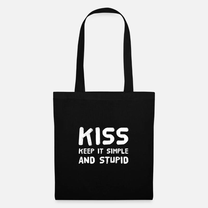 Simple is good - Tote Bag - black