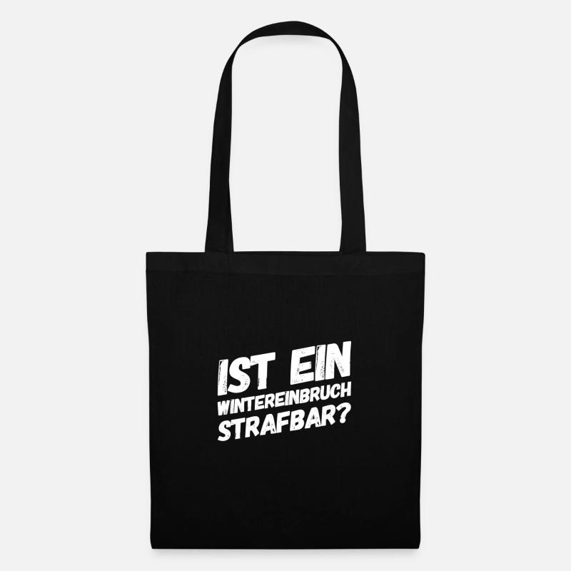 wird das bestraft? - Stoffbeutel - Schwarz