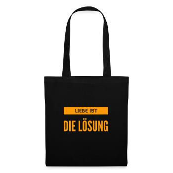 Love heals - Tote Bag - black - Front