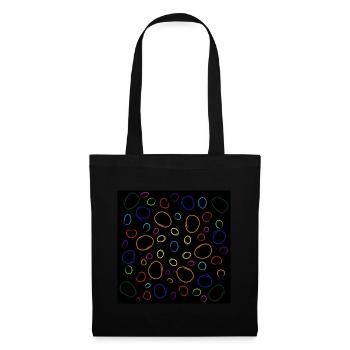 rainbow bubbles - Tote Bag - black - Front