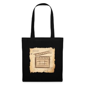 Vintage Filmklappe - Film Director, Actor. - Tote Bag - black - Front