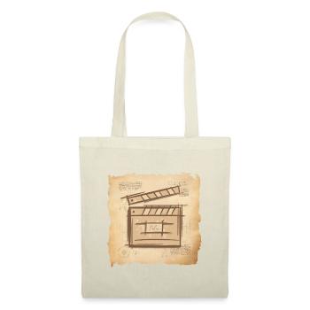 Vintage Filmklappe - Réalisateur, Acteur. - Sac en tissu - nature - Devant