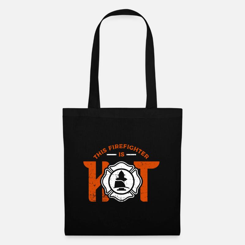Firefighter firefighter - Tote Bag - black