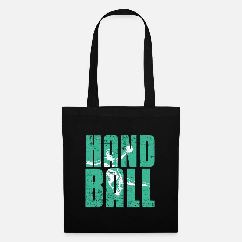 Handball - Stoffbeutel - Schwarz