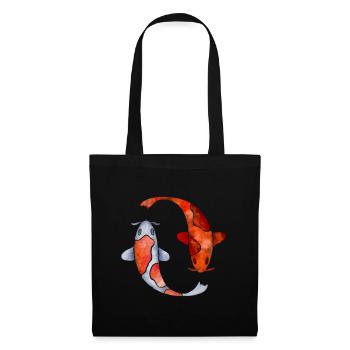Koi - Stoffbeutel - Schwarz - Vorne