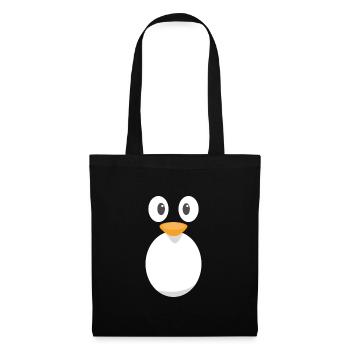Costume de pingouin costume d'animal mignon pour les enfants - Sac en tissu - noir - Devant