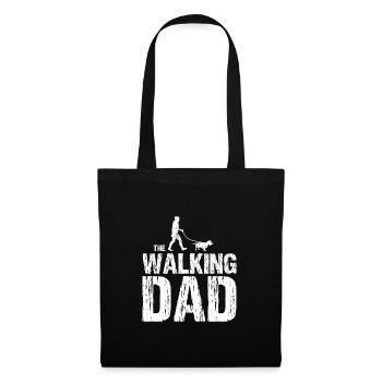 Wire-haired dachshund The Walking Dad for owner Papa - Tote Bag - black - Front