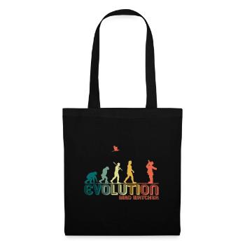 Ornithology Birds Watch Evolution Retro - Tote Bag - black - Front