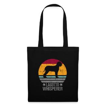 Lagotto Romagnolo Dog Whisperer Retro - Tote Bag - black - Front