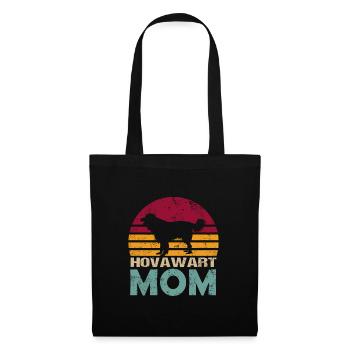 Hovawart Mama pour Mistress Retro Style Vintage - Sac en tissu - noir - Devant