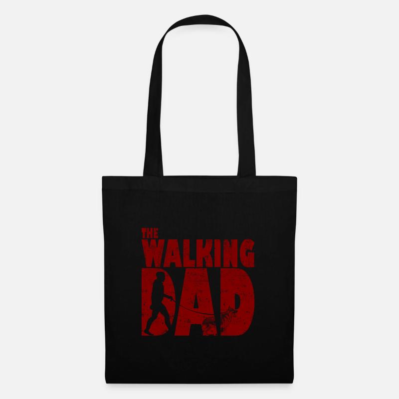 Niederländischer Schäferhund The Walking Dad - Stoffbeutel - Schwarz