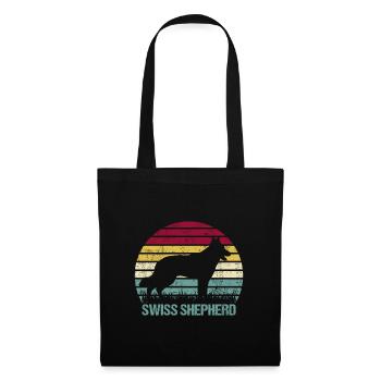 Berger suisse Retro Vintage Silhouette - Sac en tissu - noir - Devant