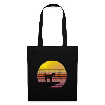 Irish Terrier Sunrise Silhouette - Tote Bag - black - Front