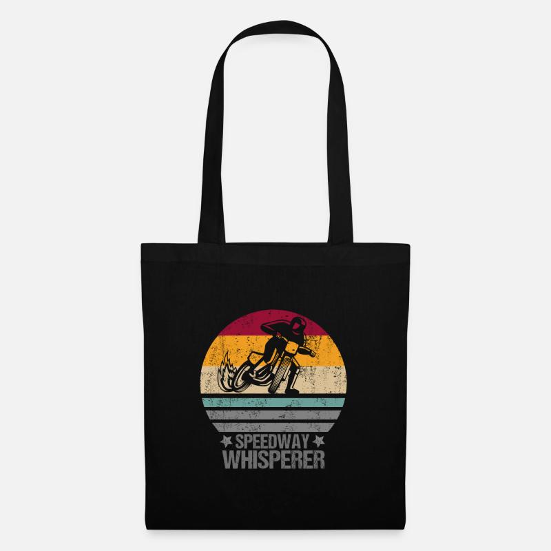 Speedway Motorcycle Whisperer - Tote Bag - black