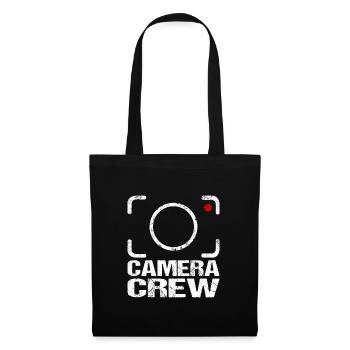 Camera Film Crew for Filmmaker Cameraman - Tote Bag - black - Front