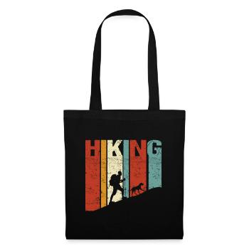 Randonner avec le chien Hiking - Sac en tissu - noir - Devant