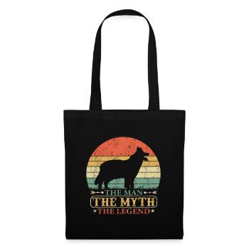 Chodsky Pes Bohemian Shepherd Papa Saying - Tote Bag - black - Front