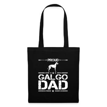 Galgo Espanol Dog Greyhound Papa - Tote Bag - black - Front